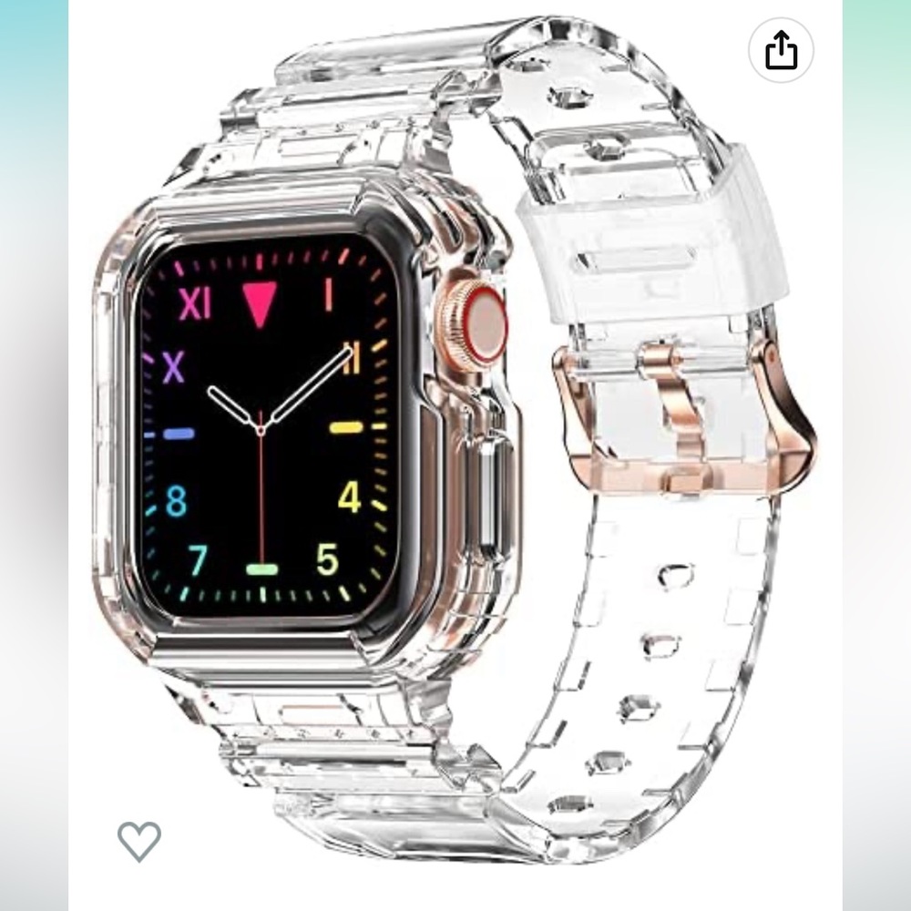 Clear Apple Watch band